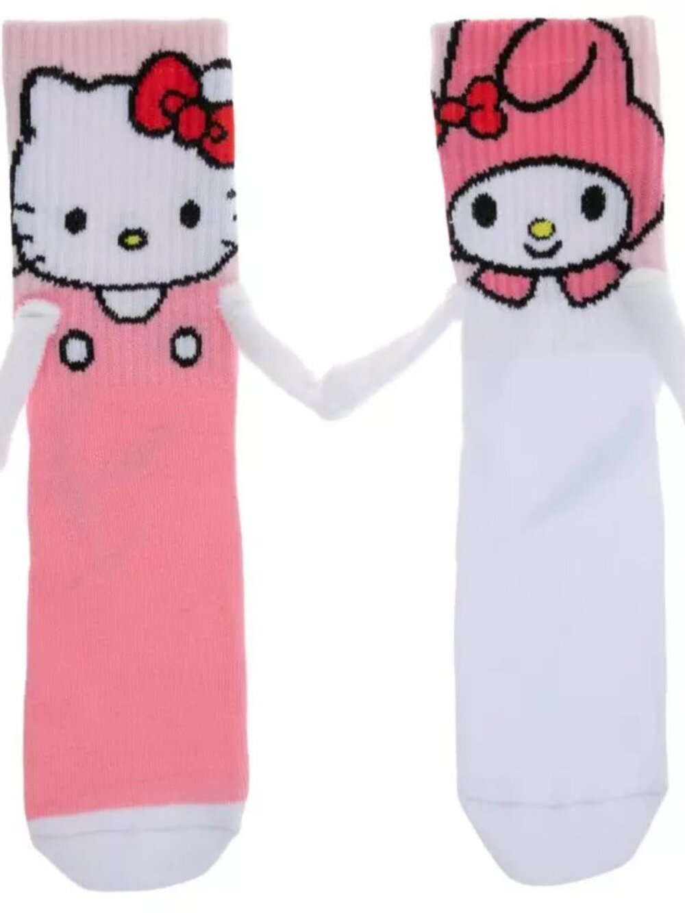 Hello Kitty & My Melody Magnetic Crew Socks